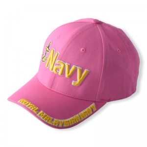 Anpassad baseball cap 3d/2d broderade logotyp kvinnor män 6 panel sport mössa rosa kurva brim huvudbonad baseball hattar