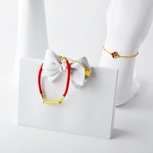 Ny 4 Peach Blossoms Hollow   A White Shell Peach Blossom Tillbehör Armband