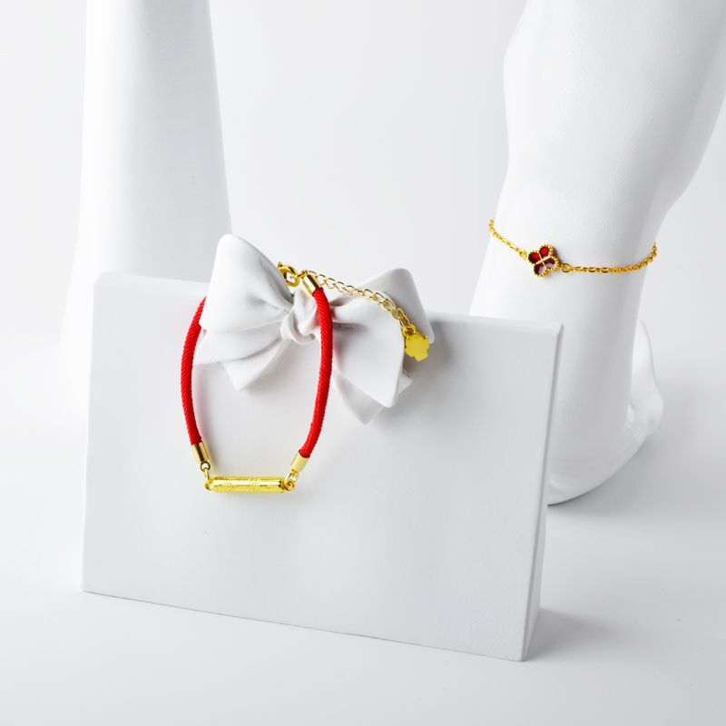 Ny 4 Peach Blossoms Hollow   A White Shell Peach Blossom Tillbehör Armband