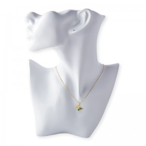 Fjärilstång sten hänge halsband 45 5 cm