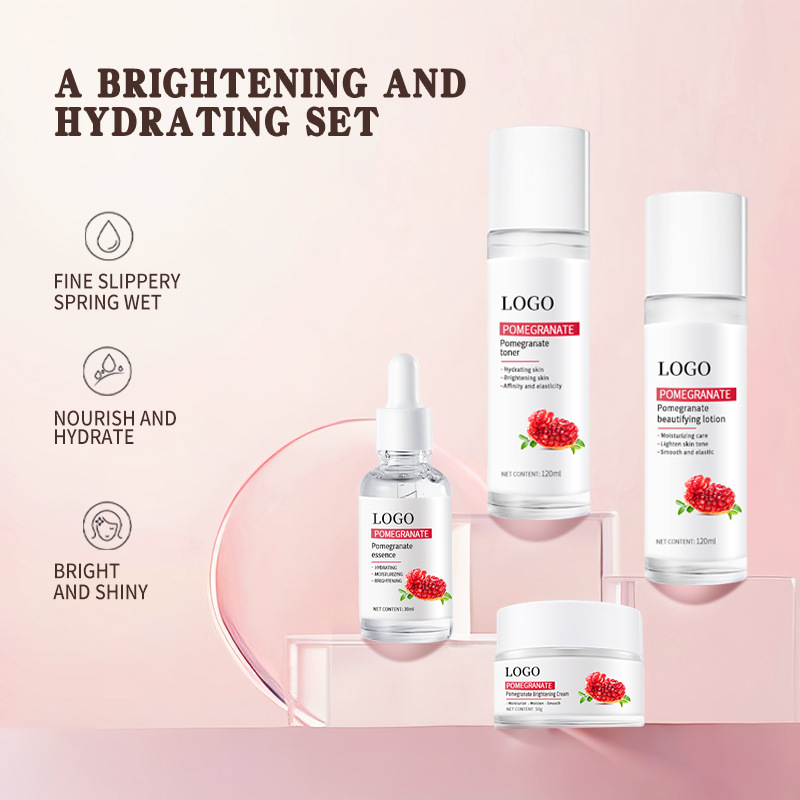 Granatäpple ljusare fuktande uppsättning