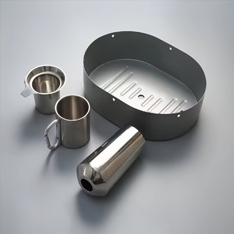 Anpassad aluminium eller SUS djupdragen leverantör Metall djupdragning\/snurrande delar bottendel hölje Metallstämpeldel