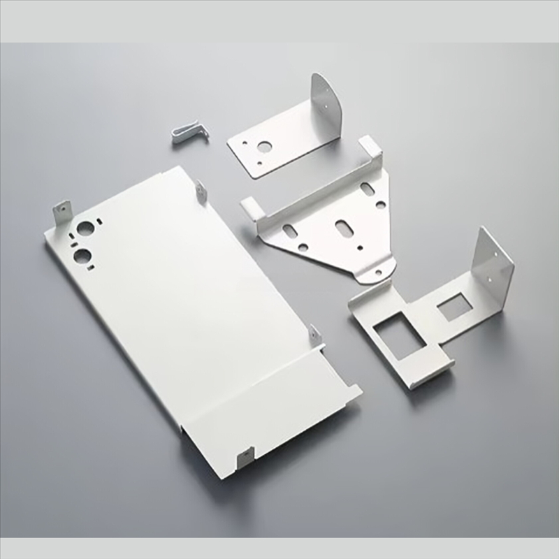 Anpassad tillverkningsservice Svart pulverbeläggning Aluminiumstämpling Böjning Stansning Formande delar för golfskjutvagn