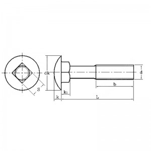vagnbult i rostfritt stål