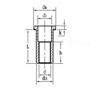 zink-färgad pläterad försänkt huvudnitad mutter