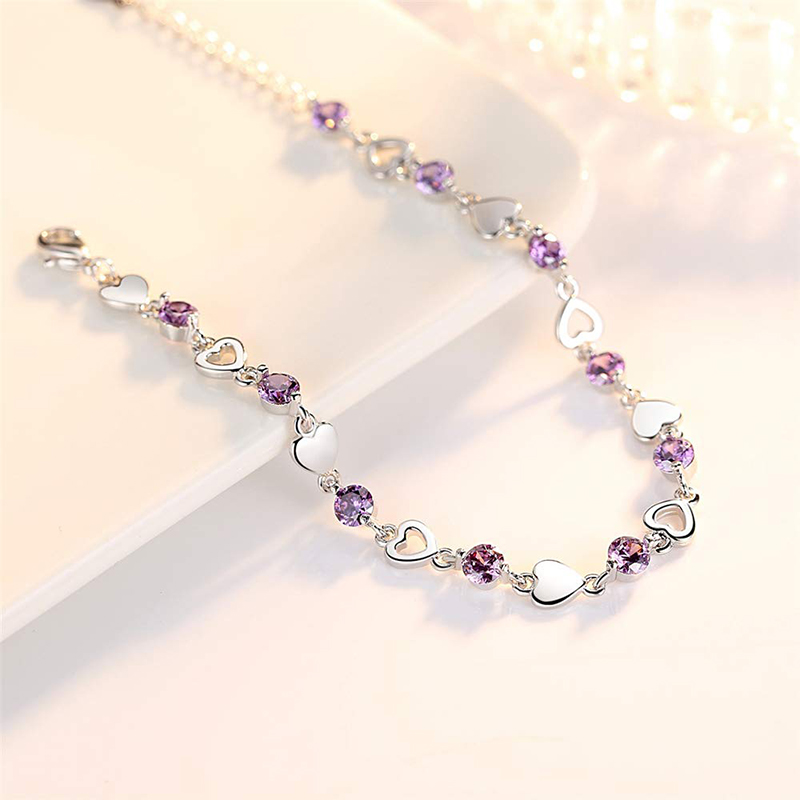 Hongde Love Heart Charm Chain Armband Armband Armband