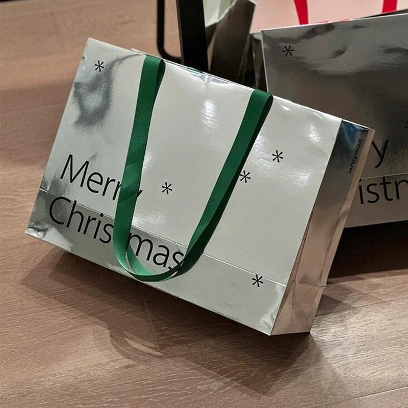 Silver Festlig Kraft Bag