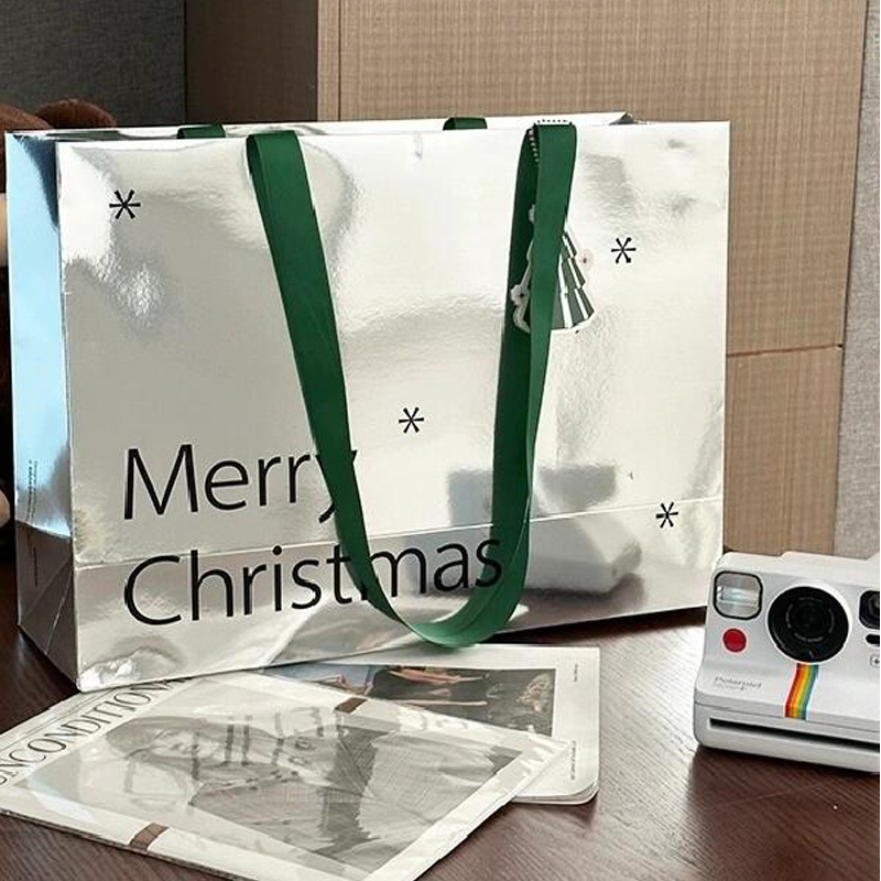 Silver Festlig Kraft Bag