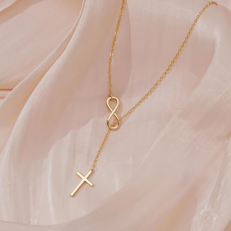 Eternal Faith and Infinite Grace Halsband med tidlös korsberlock