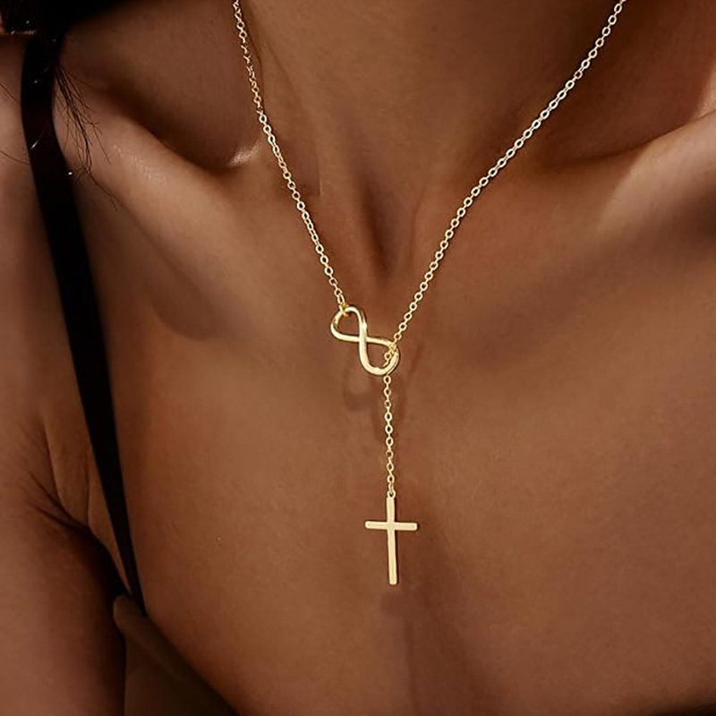 Eternal Faith and Infinite Grace Halsband med tidlös korsberlock