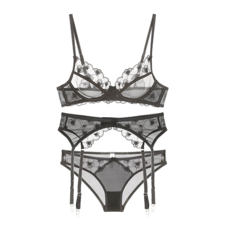 Sexig underkläder. Ultra - Tunn transparentnät broderi spets underkläder. I stort - Busted kvinnor, det gör att bysten verkar mindre, förhindrar slapp och ger upplyftning. Bra.W878 Pris:$179.99