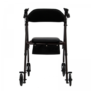 Bred Back Rollator svart