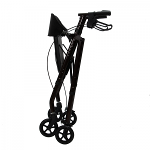 Bred Back Rollator svart