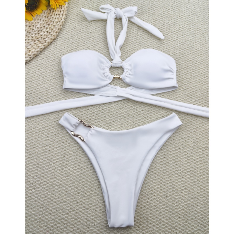 2025 Nya sexiga två - Bit bikini set. Europeisk och amerikansk stil med band, låg - Midjeline. Korsa - Gränsobjekt för Amazon. Bikini Swimsuit XY2513 Pris:$79.99