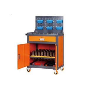 Enda -Lådarverktygsskåp med rygg