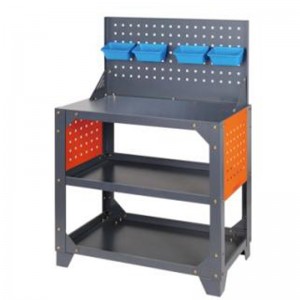 Tung-Duty Grey Backboard Tool Cart [Stor storlek]