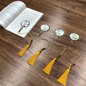 Fläkt-formad bokmärke