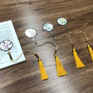 Fläkt-formad bokmärke