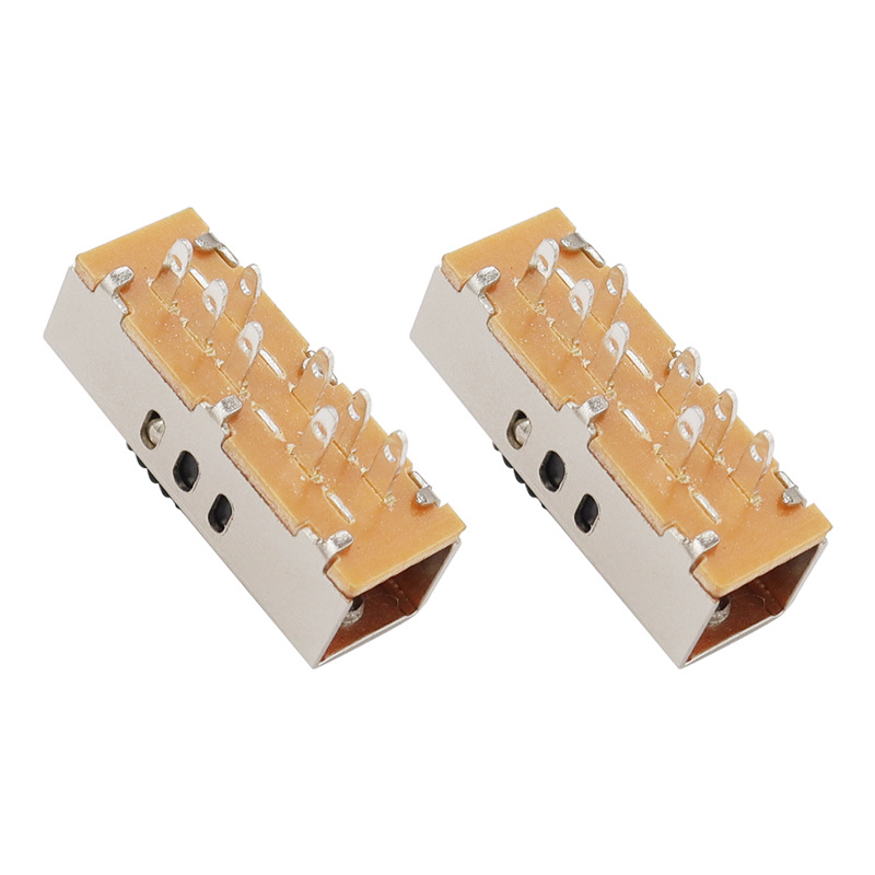 Slide switch ss23f10 tre-hastighetsskjutbrytare för LED -ljusfärgstemperaturjustering och hög-Snabbtorkmotor