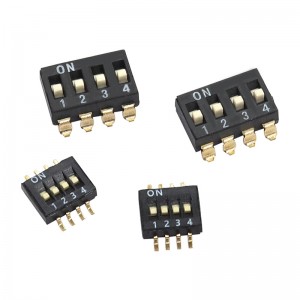 Dip Switch DSHS-04-SGT, signalmottagningsmodul för automatiseringsutrustning