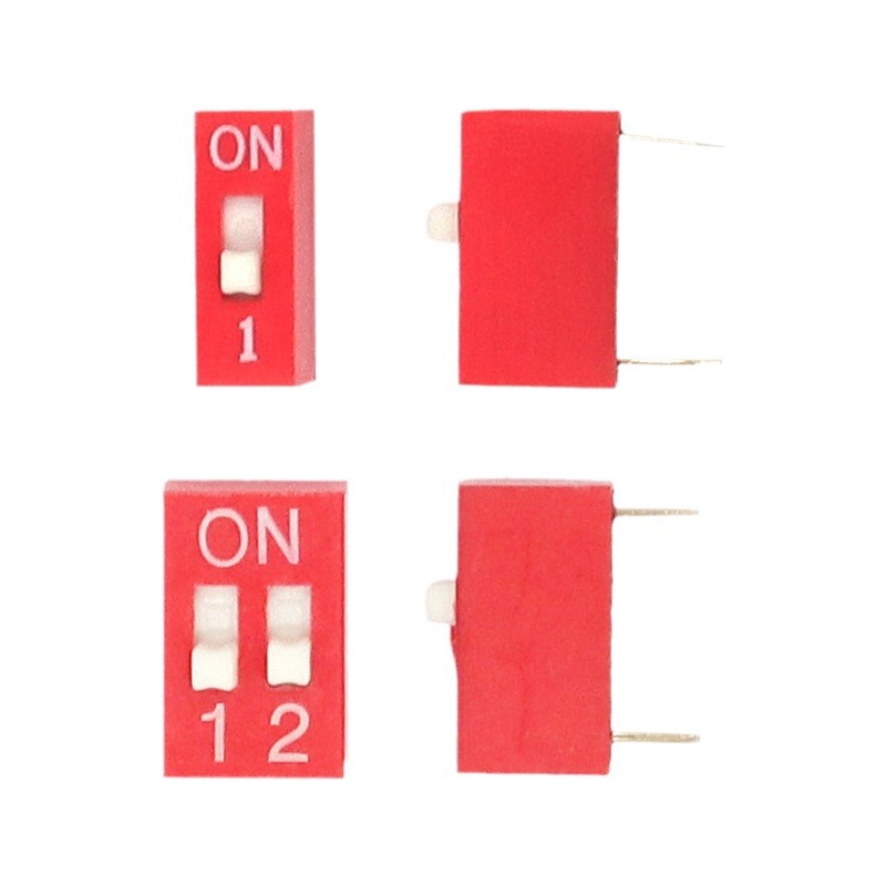 DIP SWITCH XZ-DSE-02RGA, 2p DIP -switch för signalmottagningsmoduler inom fordonets automatiseringsutrustning
