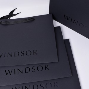 Noir luxe papperspåse