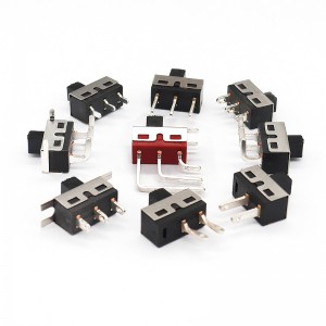 Slide Switch SS12D10 Elektronisk leksaksskjutbrytare 2-position 3-stift singel-scenbrytare
