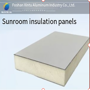 Aluminiumlegering isolerade platta paneler på taket