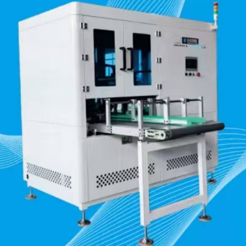 Jr-400 kvadratmagnetinstallationsmaskin för inre låda som kan anslutas till prodcution -linjen