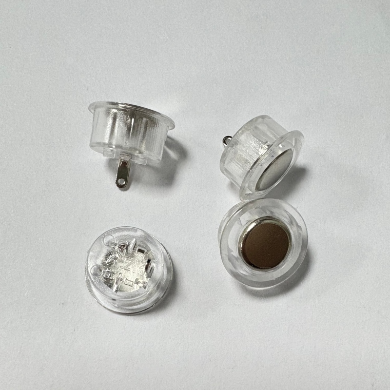 Taktbrytare (inget ljus) 12 mm infälld för garderober och skåp; 5V touch-styrd dimbar LED-lampa med rörelsesensor